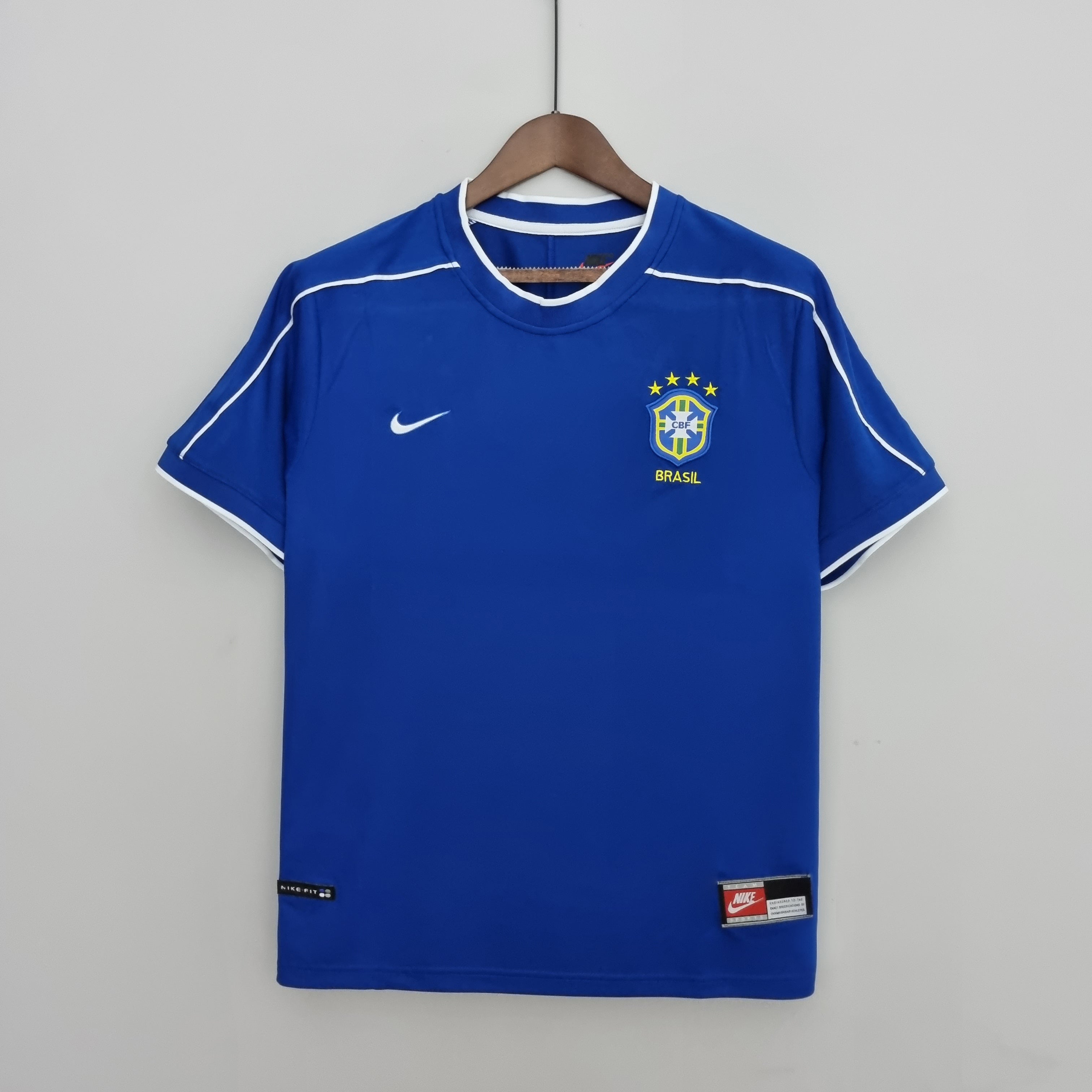 BRAZIL AWAY JERSEY 1998 – retrokitshop.com