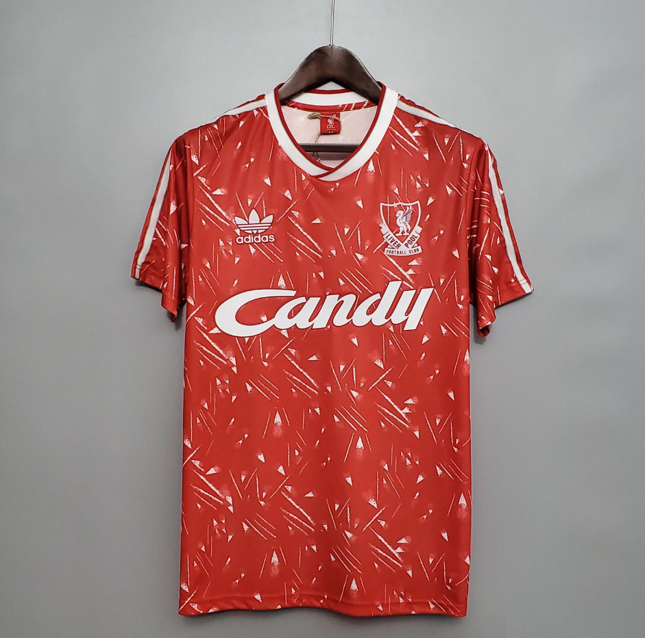 LIVERPOOL 1989 1990 HOME JERSEY