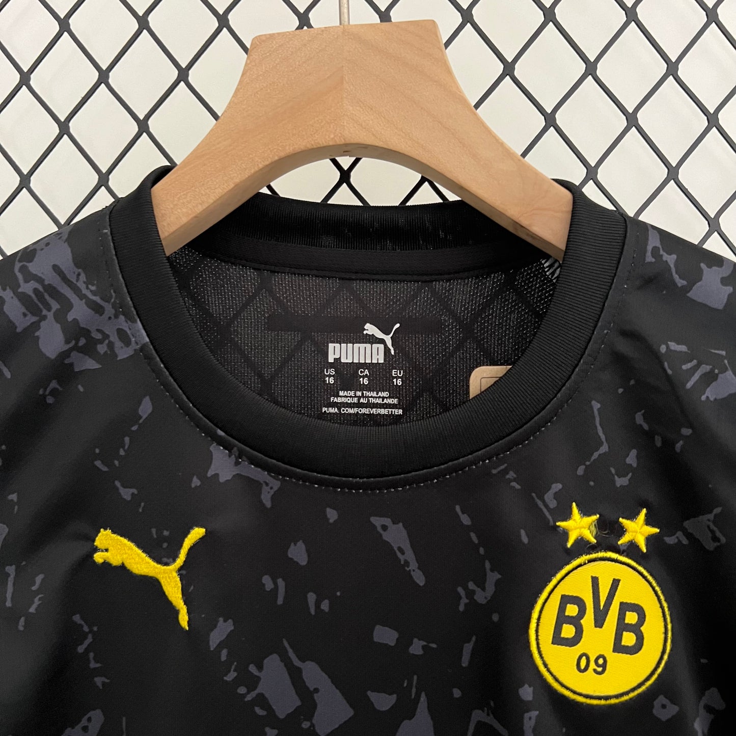 BORUSSIA DORTMUND 2023 - 2024 AWAY JERSEY FOR CHILDREN