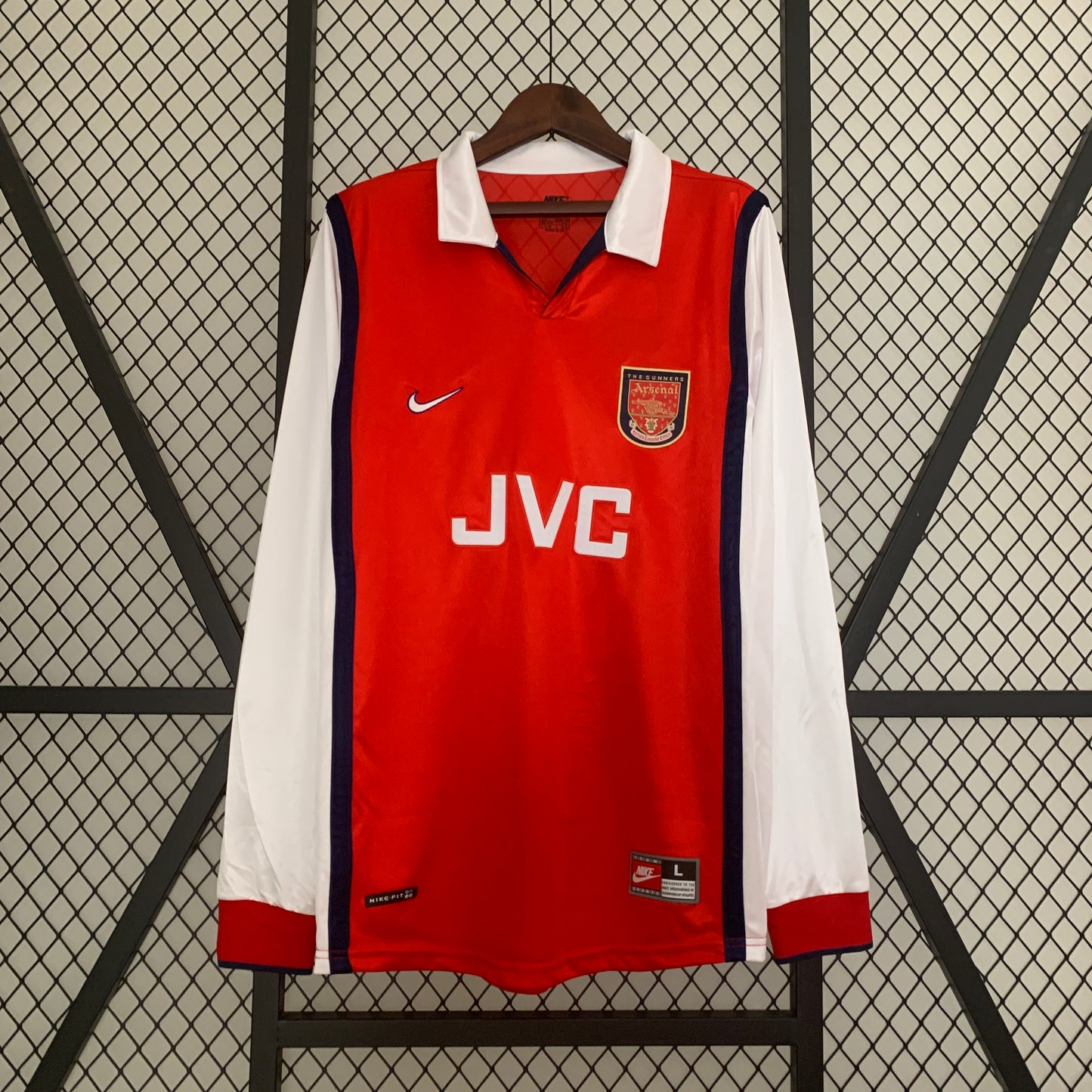 ARSENAL 1998 - 1999 HOME JERSEY LONG SLEEVED
