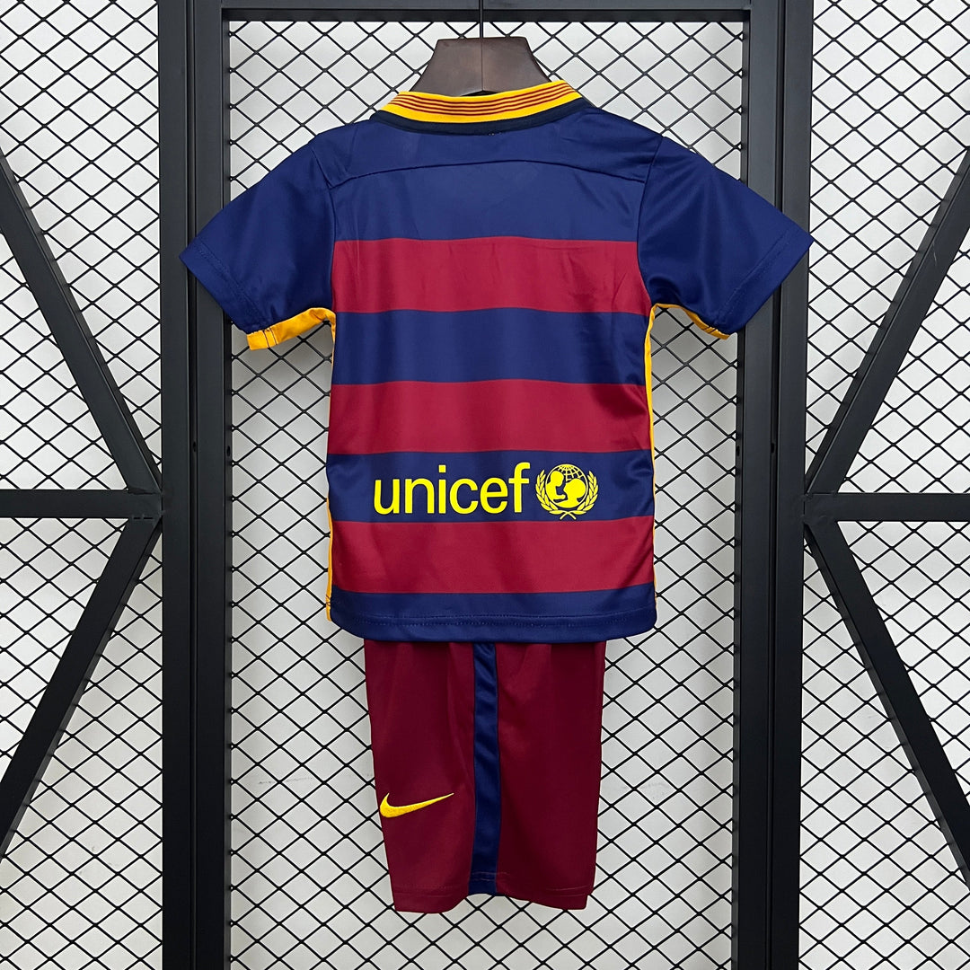 BARCELONA 2015 - 2016 HOME JERSEY FOR CHILDREN