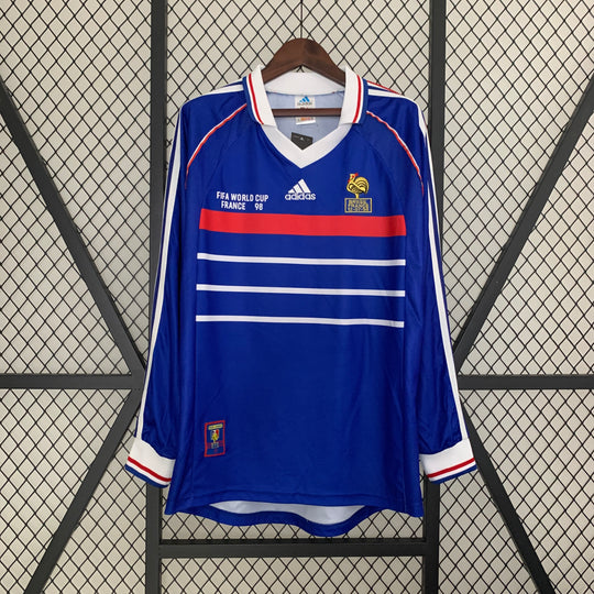 FRANCE 1998 HOME JERSEY LONG SLEEVED