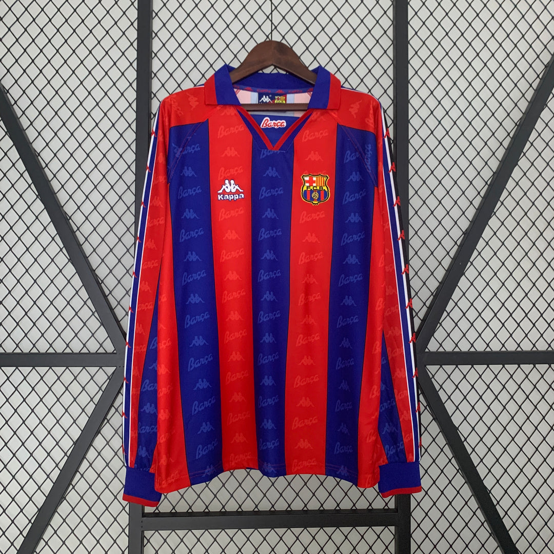 BARCELONA 1996 - 1997 HOME JERSEY LONG SLEEVED