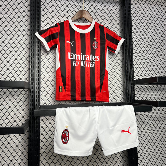 AC MILAN 2024 - 2025 HOME JERSEY FOR CHILDREN