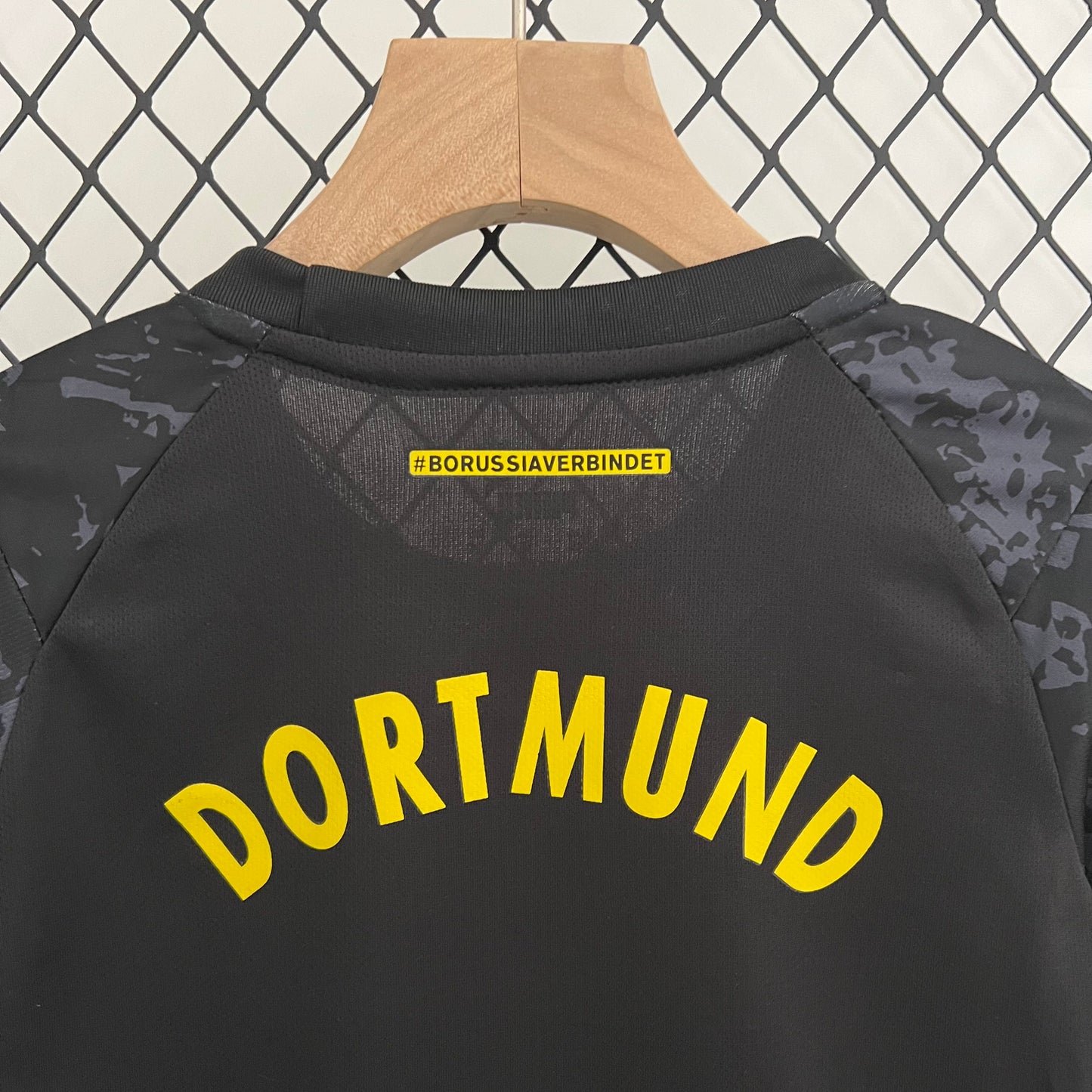 BORUSSIA DORTMUND 2023 - 2024 AWAY JERSEY FOR CHILDREN