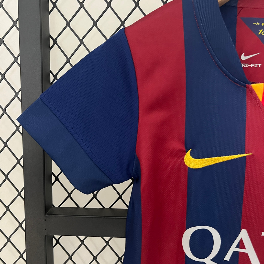 BARCELONA 2014 - 2015 HOME JERSEY FOR CHILDREN