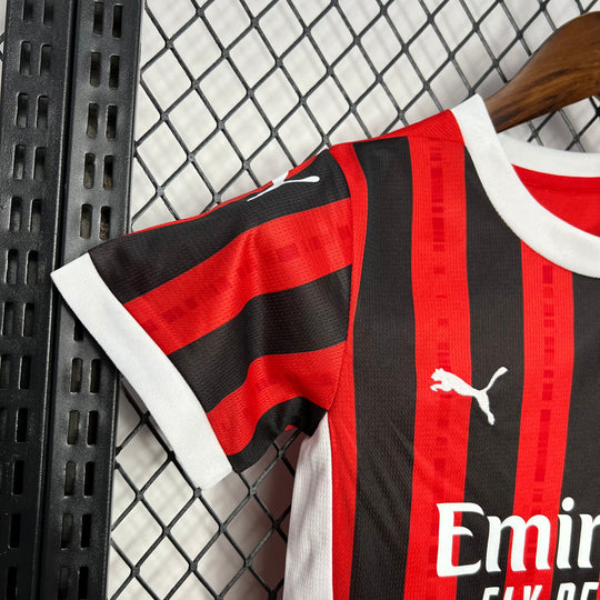 AC MILAN 2024 - 2025 HOME JERSEY FOR CHILDREN