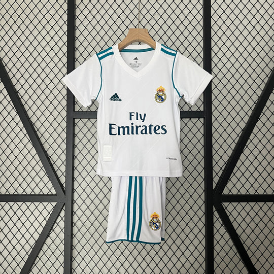 REAL MADRID 2017 - 2018 HOME JERSEY FOR CHILDREN