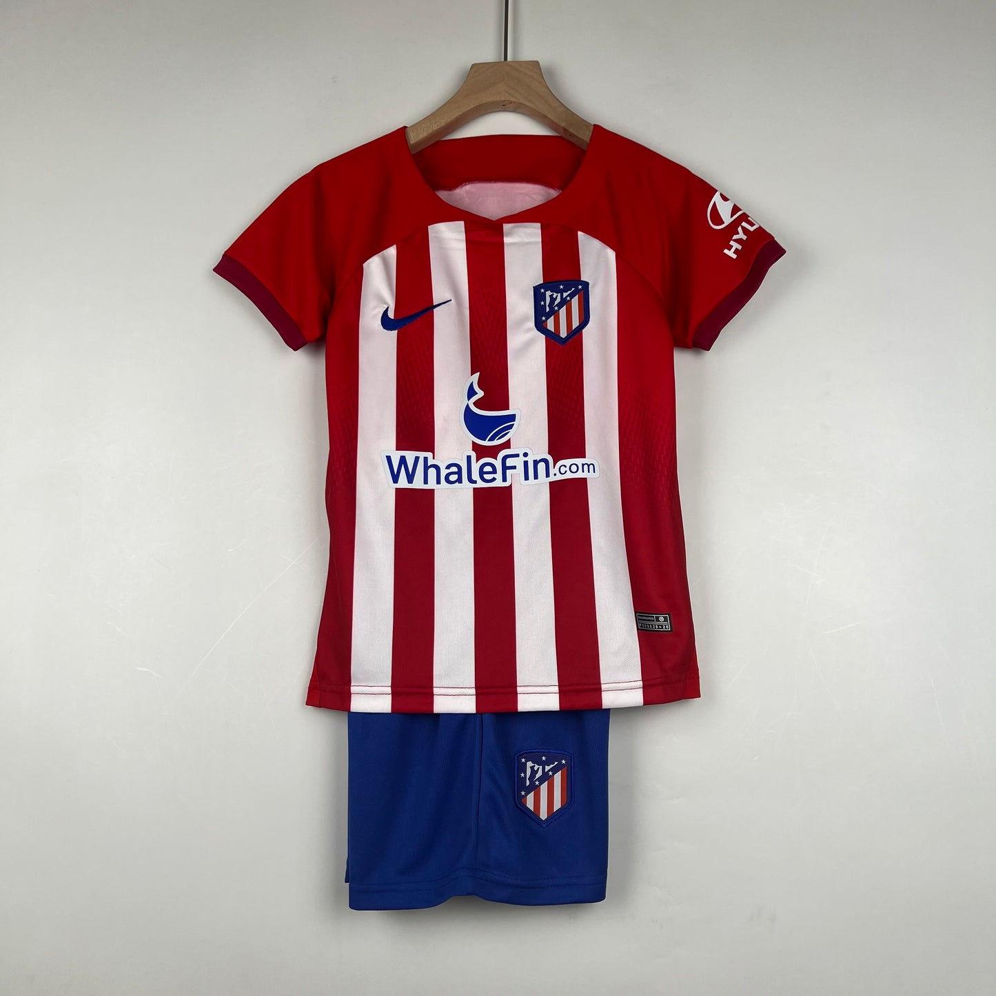 ATLETICO MADRID 2023 - 2024 HOME JERSEY FOR CHILDREN