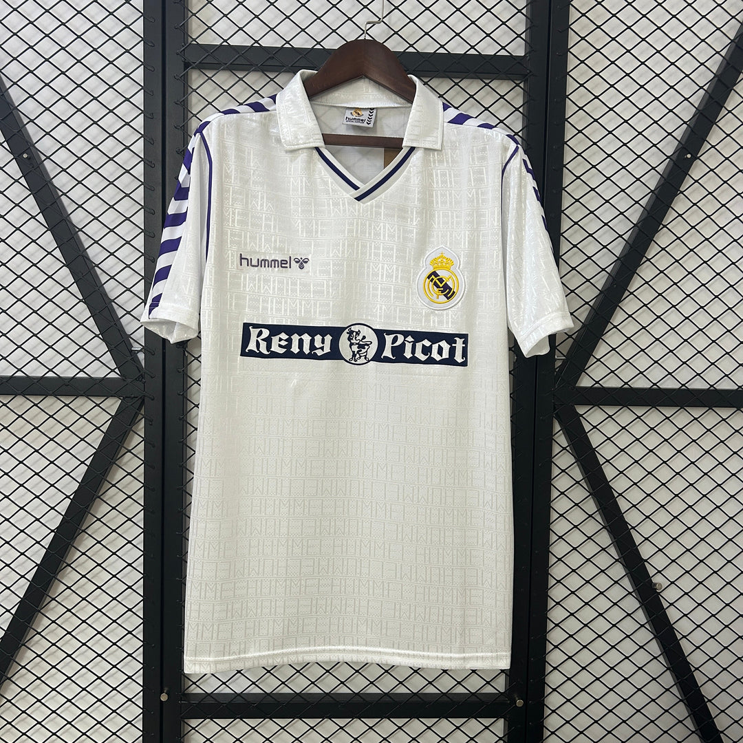 REAL MADRID 1989-1990 HOME JERSEY