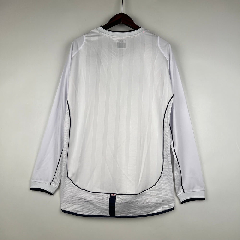 ENGLAND 2002 HOME JERSEY LONG SLEEVED