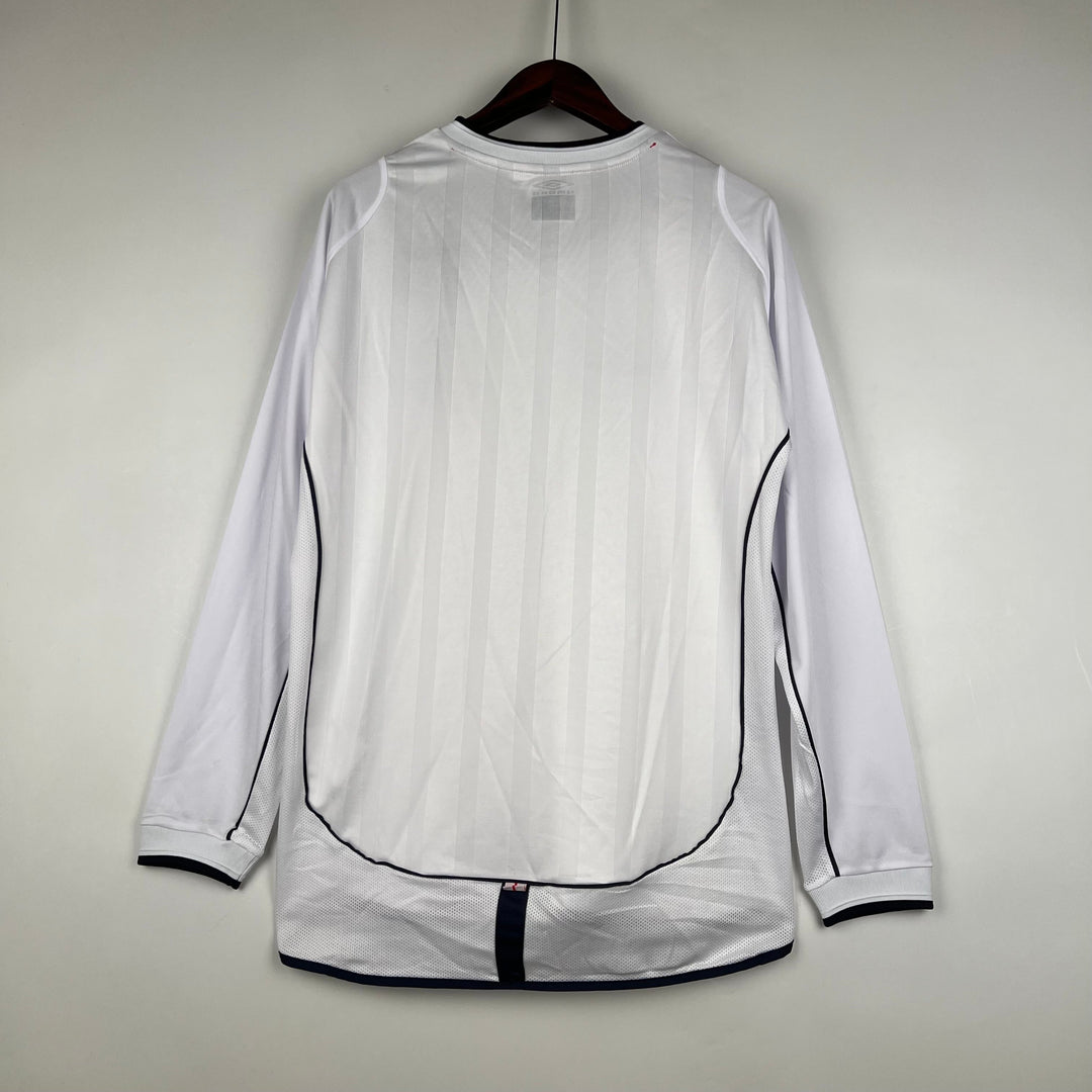 ENGLAND 2002 HOME JERSEY LONG SLEEVED
