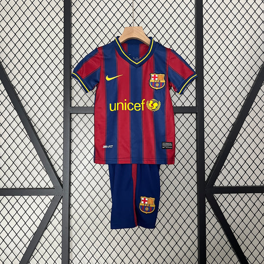 BARCELONA 2009 - 2010 HOME JERSEY FOR CHILDREN