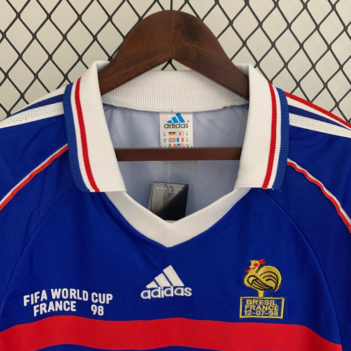 FRANCE 1998 HOME JERSEY LONG SLEEVED