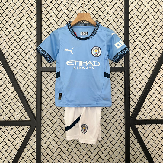 MANCHESTER CITY 2024 - 2025 HOME JERSEY FOR CHILDREN