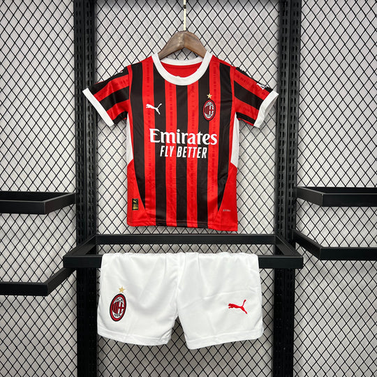 AC MILAN 2024 - 2025 HOME JERSEY FOR CHILDREN