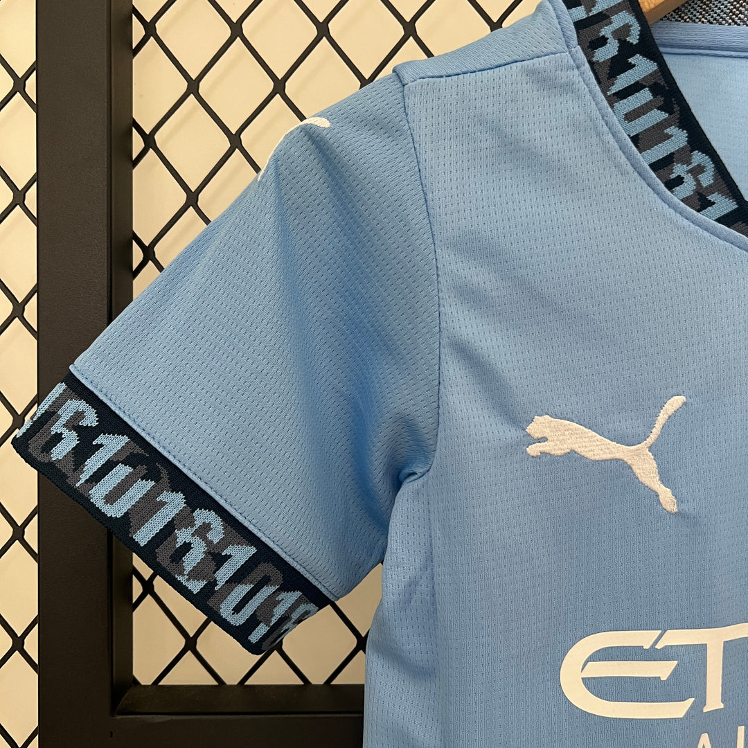 MANCHESTER CITY 2024 - 2025 HOME JERSEY FOR CHILDREN