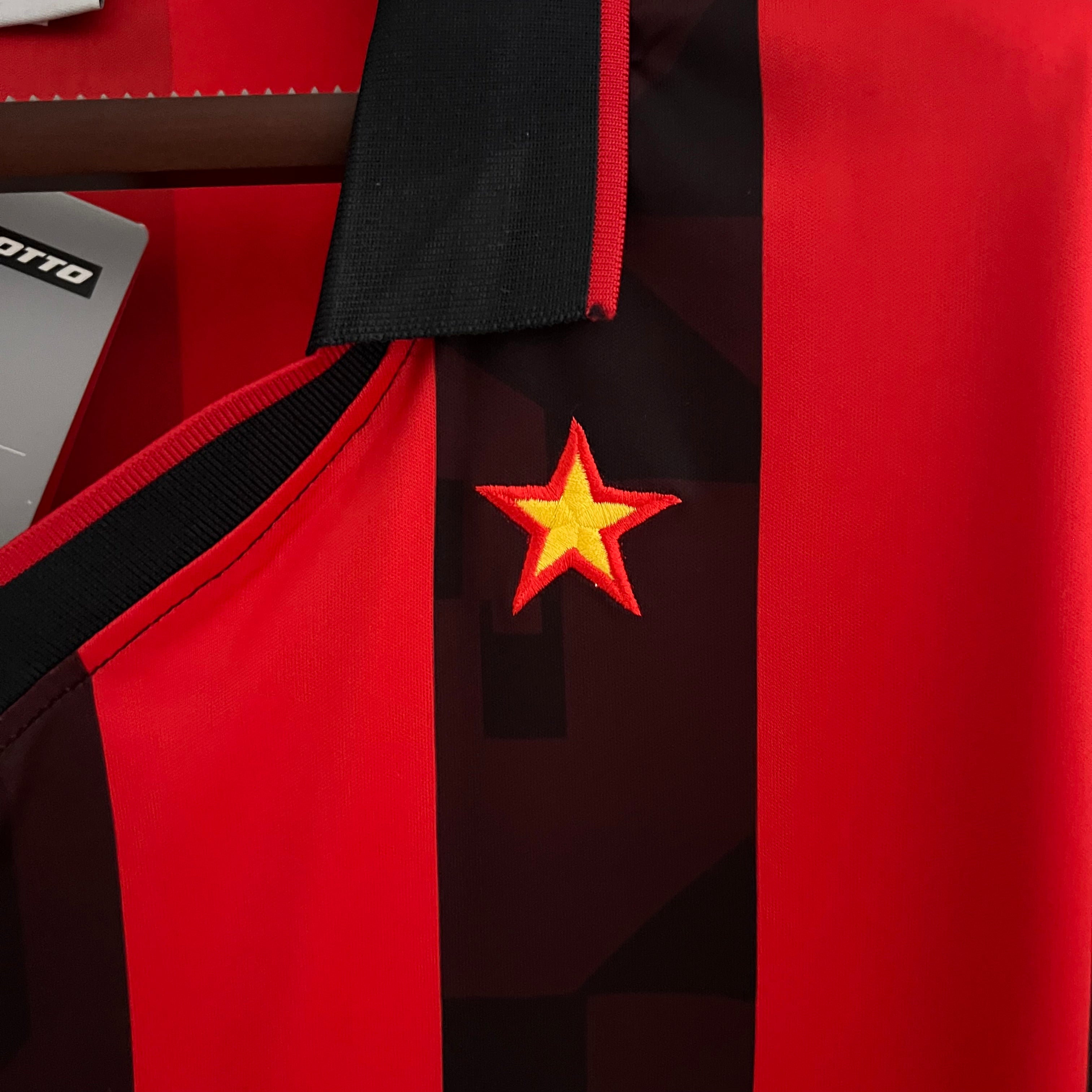 Maillot Milan AC 1987/88 Domicile – Baresi #6 – Kappa – Taille L – Vintage