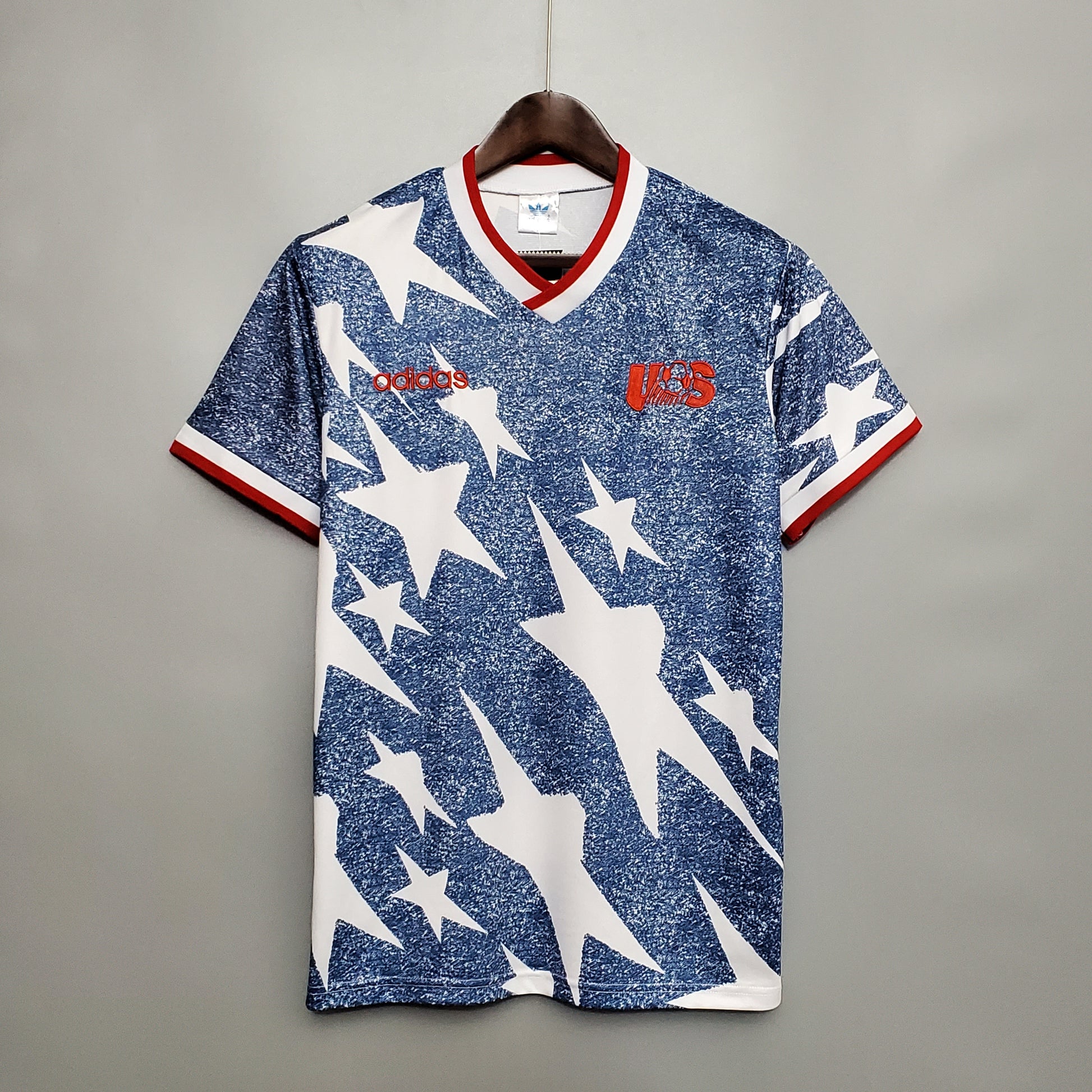 United States USA 1994 World Cup Away Short Sleeve Football Shirt [As worn  by Caliguri, Lalas & Ramos]