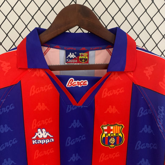 BARCELONA 1996 - 1997 HOME JERSEY LONG SLEEVED