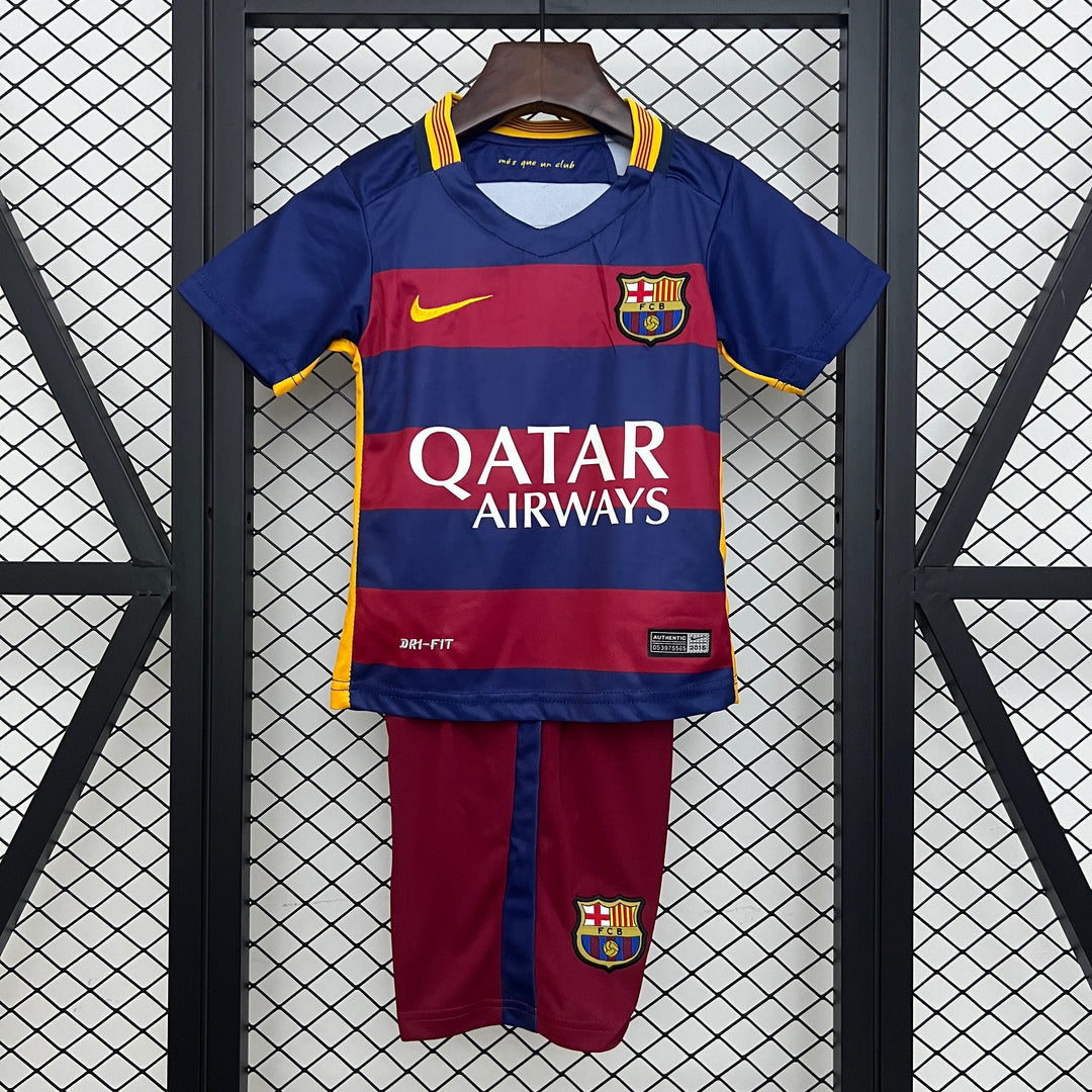 BARCELONA 2015 - 2016 HOME JERSEY FOR CHILDREN