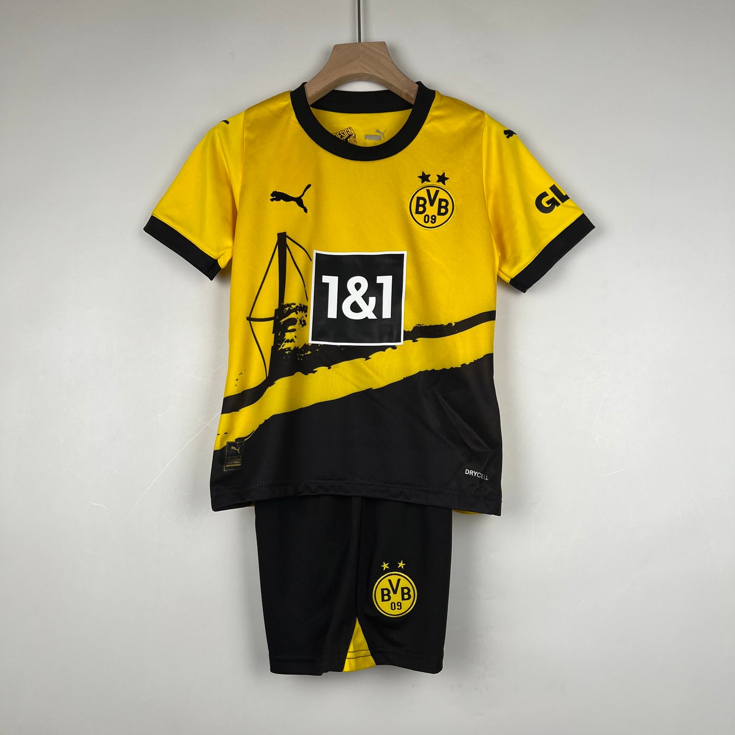 BORUSSIA DORTMUND 2023 - 2024 HOME JERSEY FOR CHILDREN