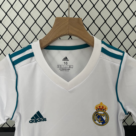 REAL MADRID 2017 - 2018 HOME JERSEY FOR CHILDREN