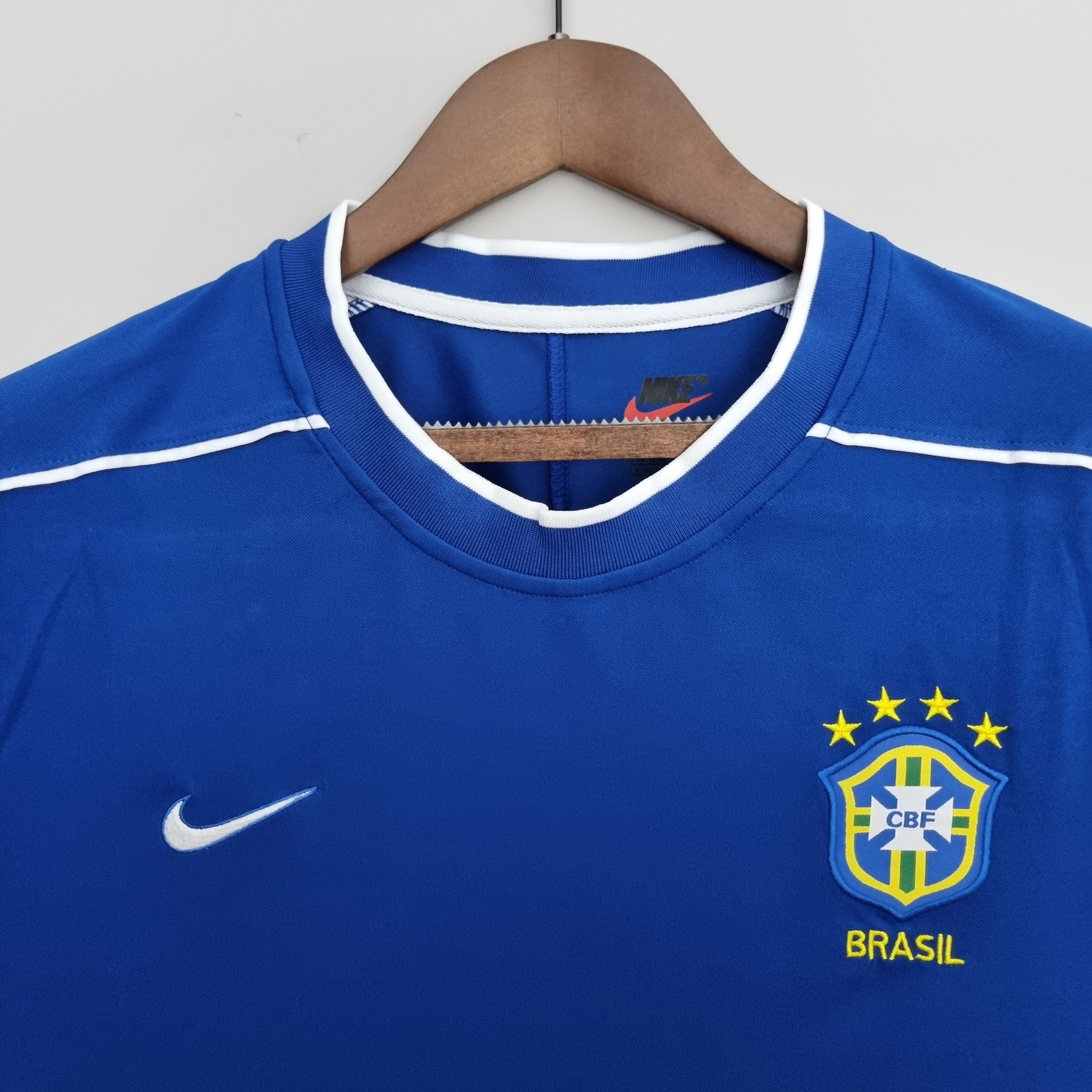 BRAZIL AWAY JERSEY 1998 – retrokitshop.com