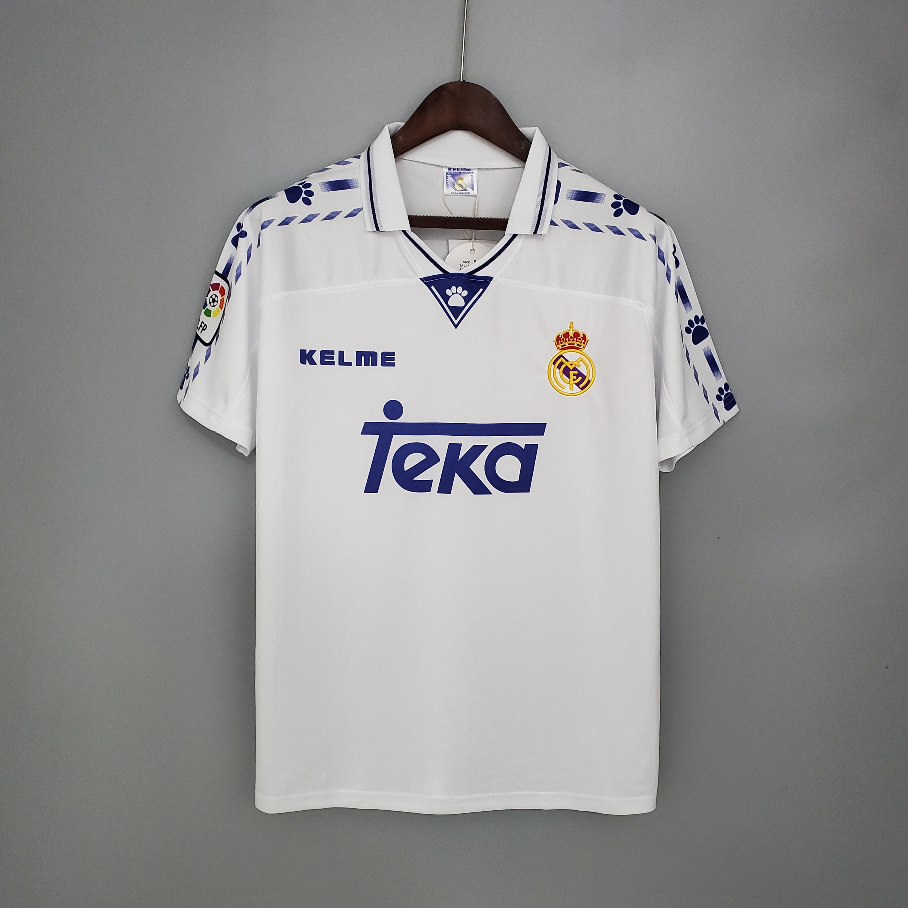 REAL MADRID 1996 1997 HOME JERSEY retrokitshop