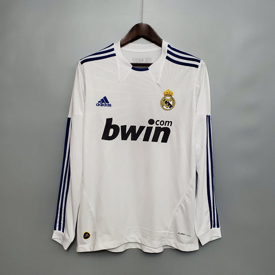 REAL MADRID 2010 - 2011 HOME JERSEY LONG-SLEEVED