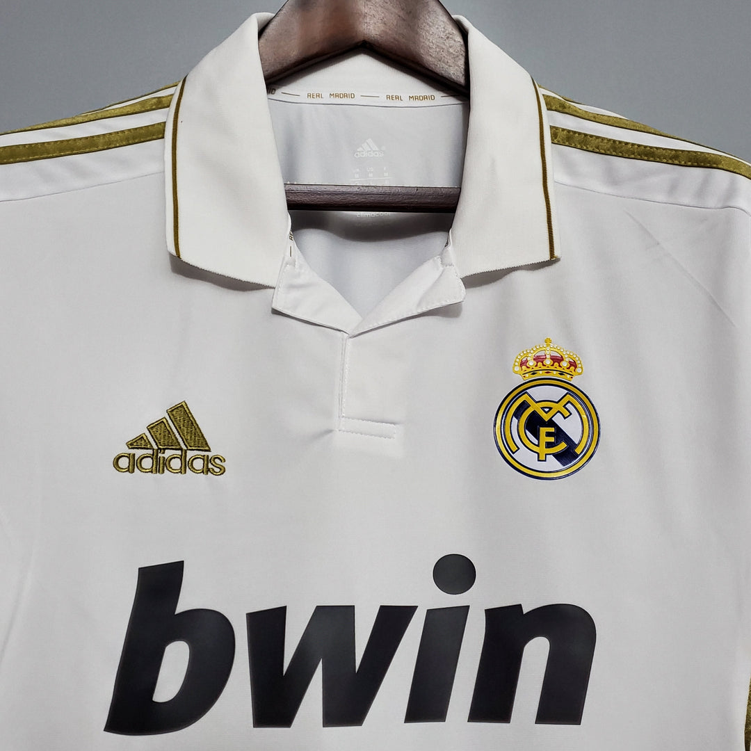 REAL MADRID 2011 - 2012 HOME JERSEY LONG-SLEEVED