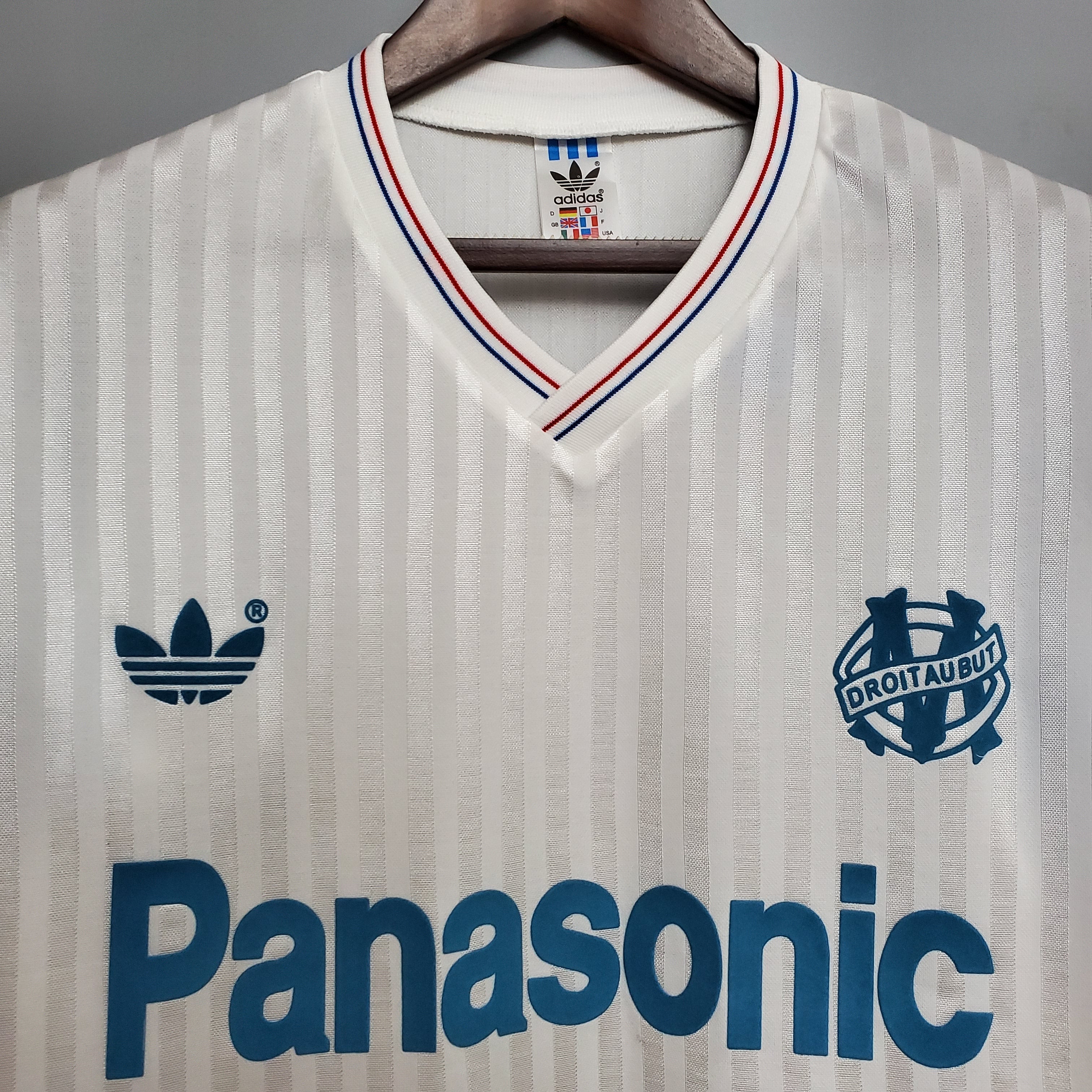 Olympique de Marseille 1990 - 1991 HOME JERSEY – retrokitshop.com