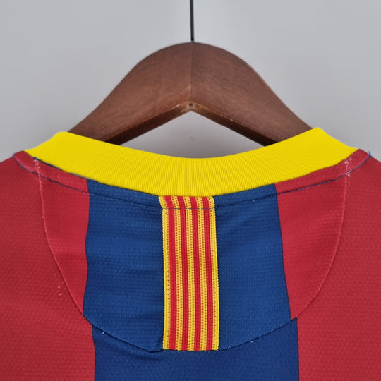 BARCELONA 2010 - 2011 HOME JERSEY LONG-SLEEVED