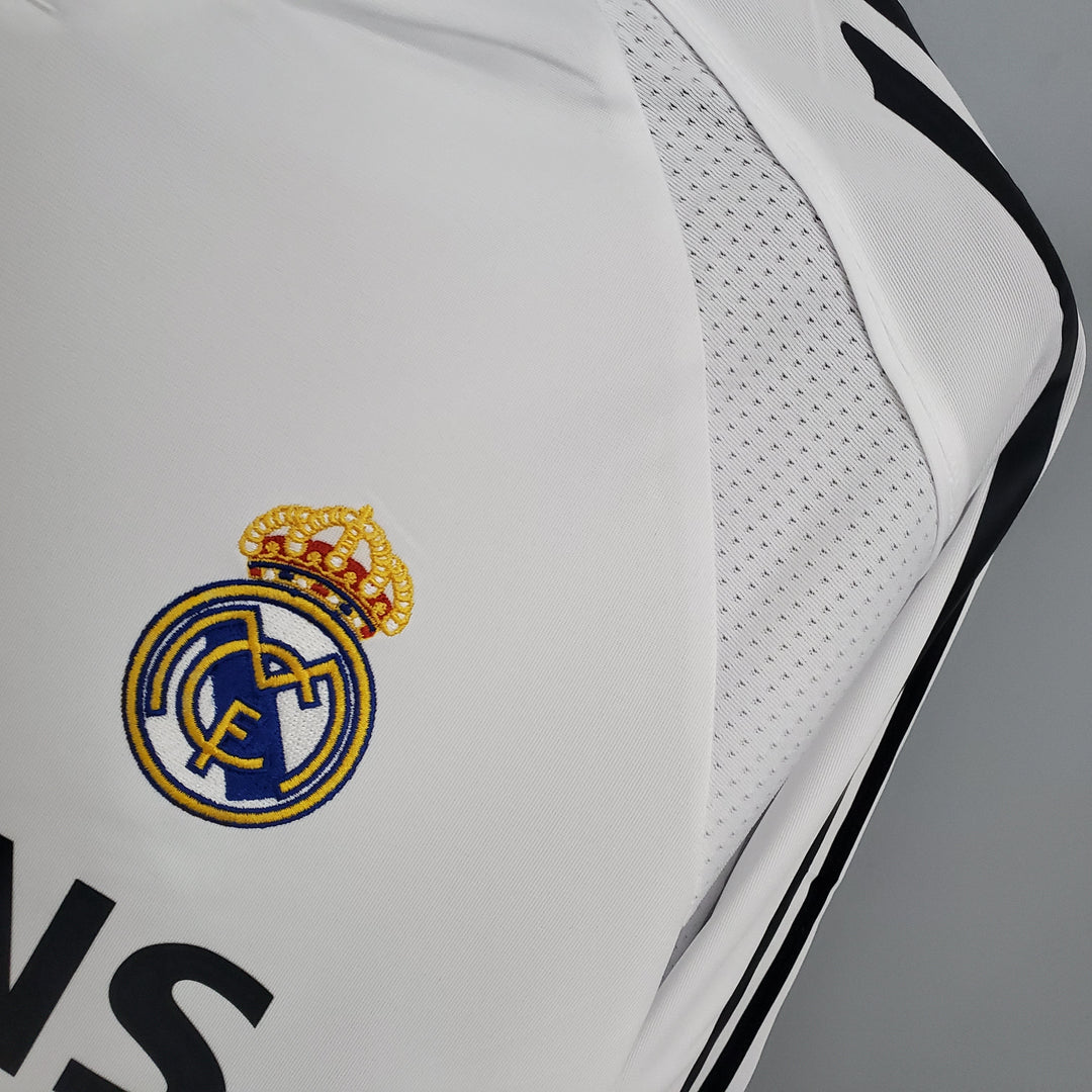 REAL MADRID 2005 - 2006 HOME JERSEY LONG-SLEEVED