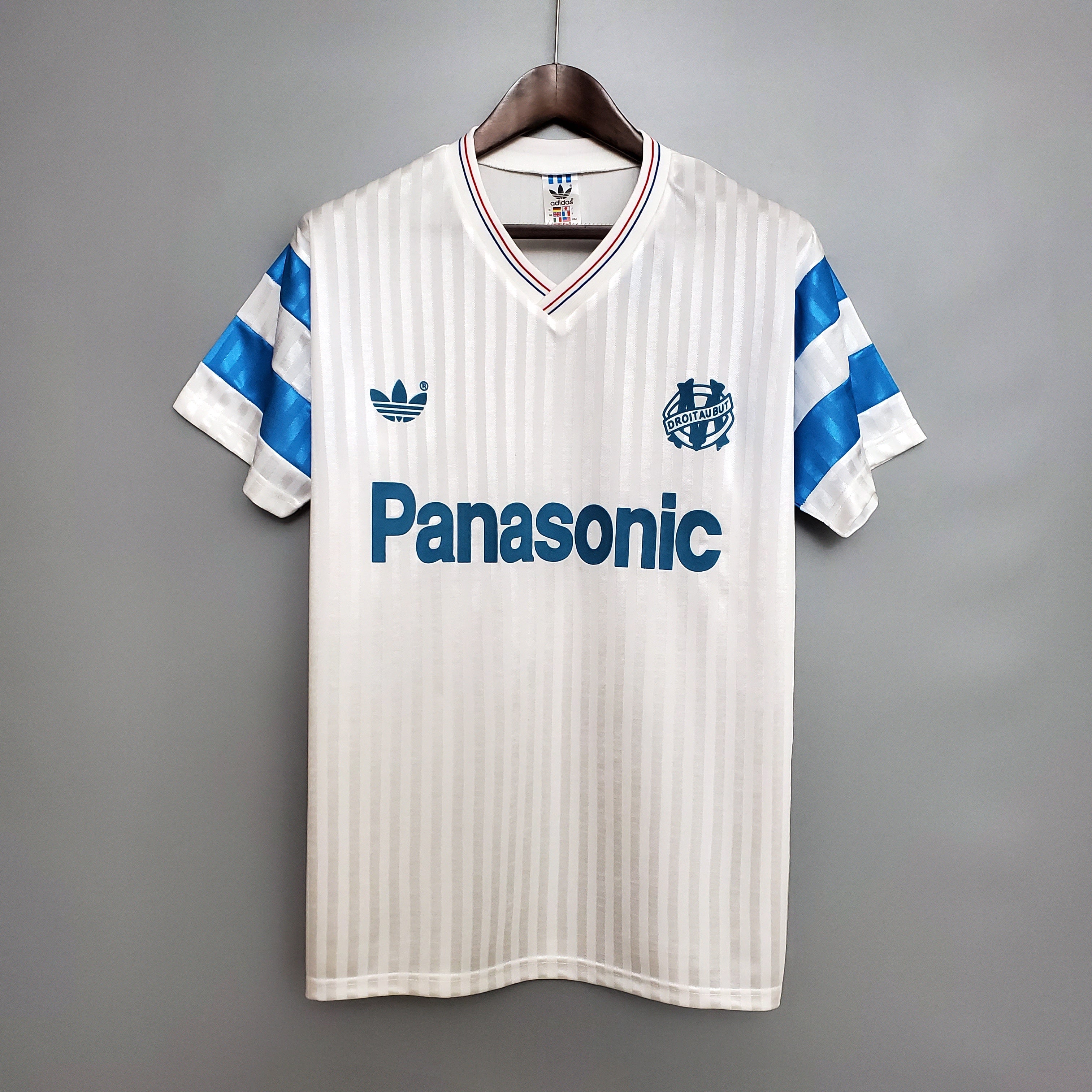 Olympique de Marseille 1990 - 1991 HOME JERSEY – retrokitshop.com