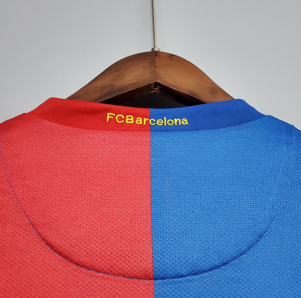 BARCELONA 2006 - 2007 HOME JERSEY LONG-SLEEVED – retrokitshop.com