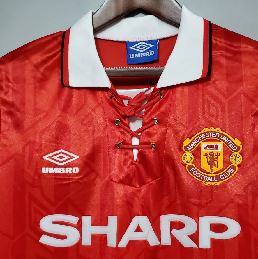 MANCHESTER UNITED 1992 1993 HOME JERSEY retrokitshop