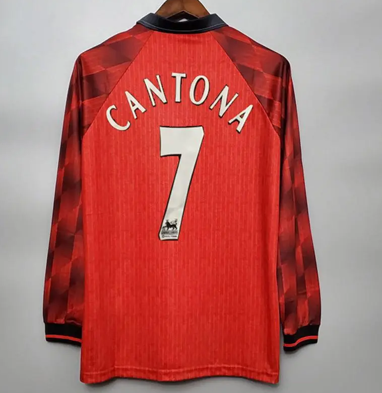 MANCHESTER UNITED 1996 - 1997 HOME JERSEY LONG-SLEEVED
