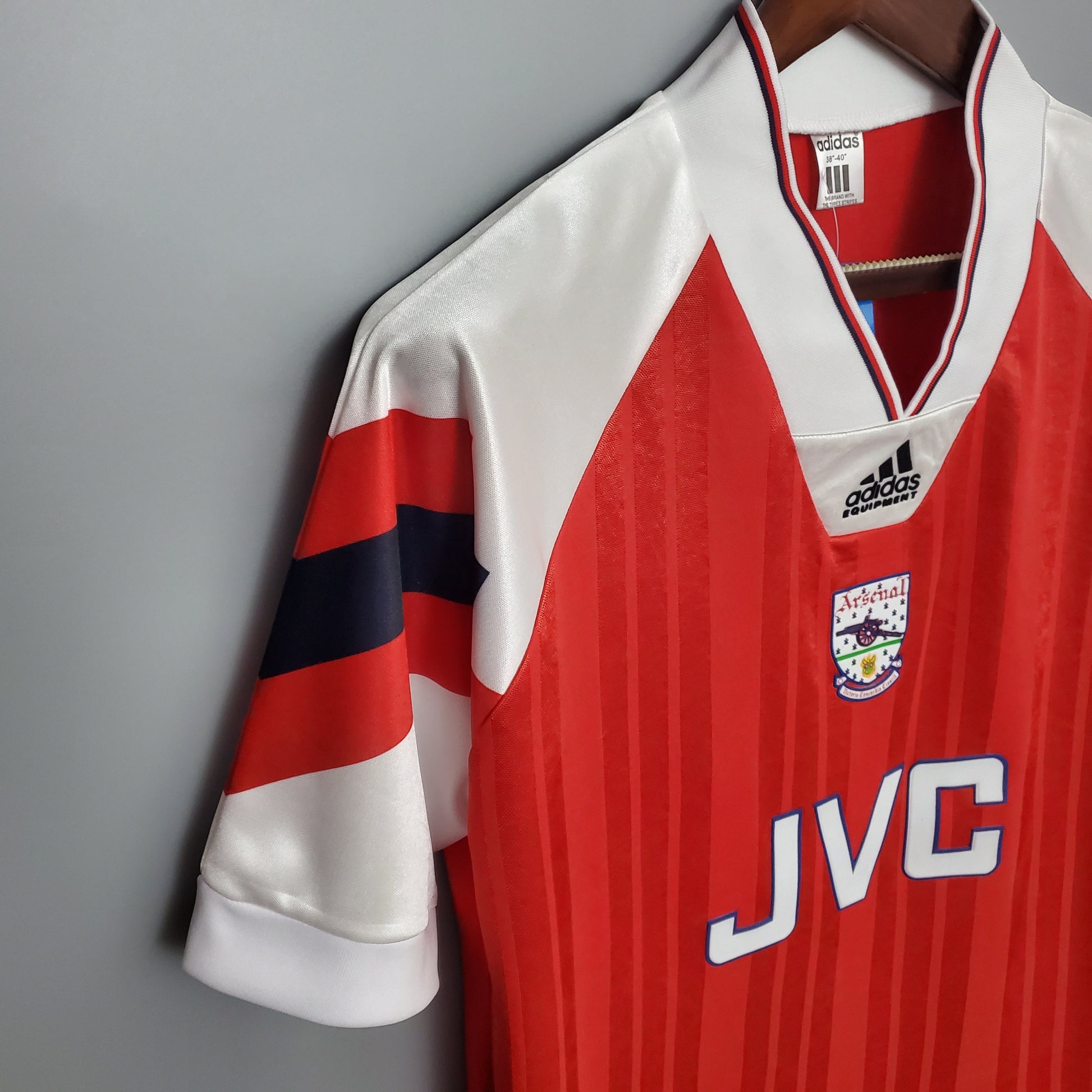 BNWT ARSENAL ADIDAS L 91-93 Red Home Shirt 2020 Re-issue H31143 X
