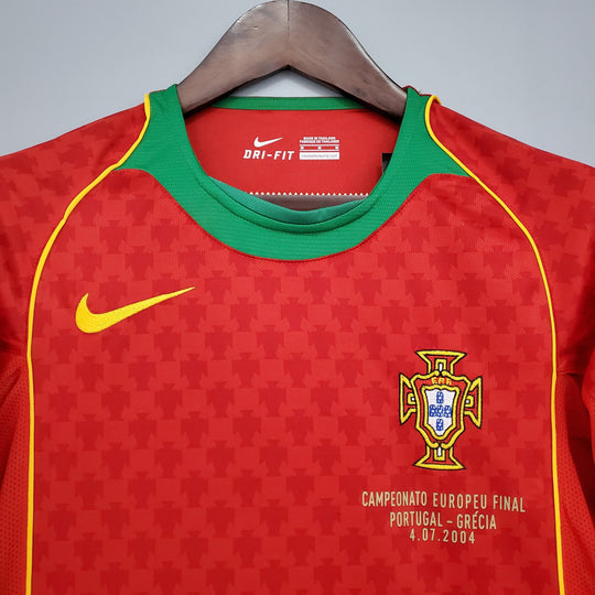 PORTUGAL 2004 FINAL HOME JERSEY