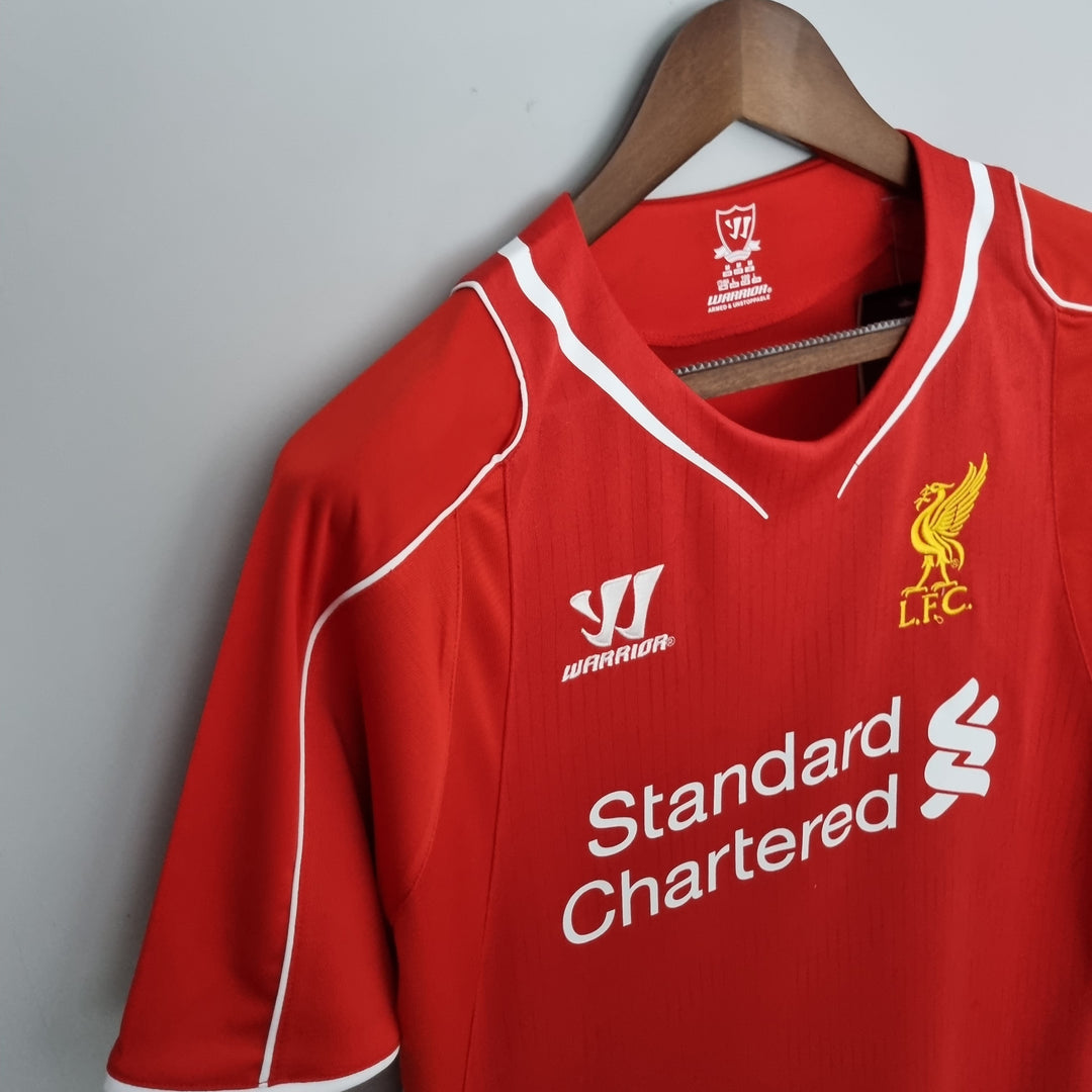 Liverpool Extérieur Maillot de foot 2014 - 2015. Sponsored by Standard Liverpool Extérieur Maillot de foot 2014 - 2015. Sponsored by Standard