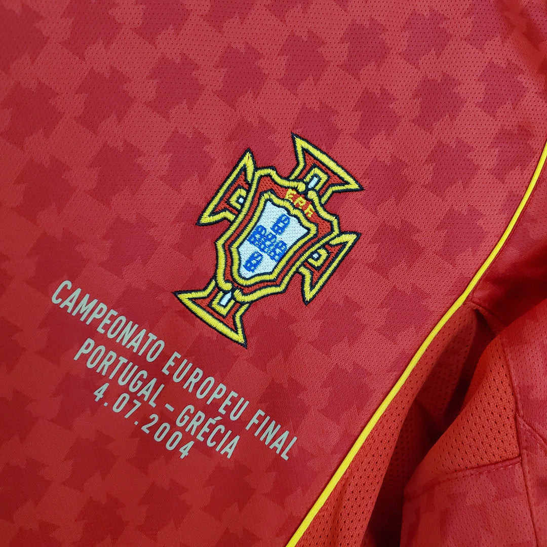 PORTUGAL 2004 FINAL HOME JERSEY