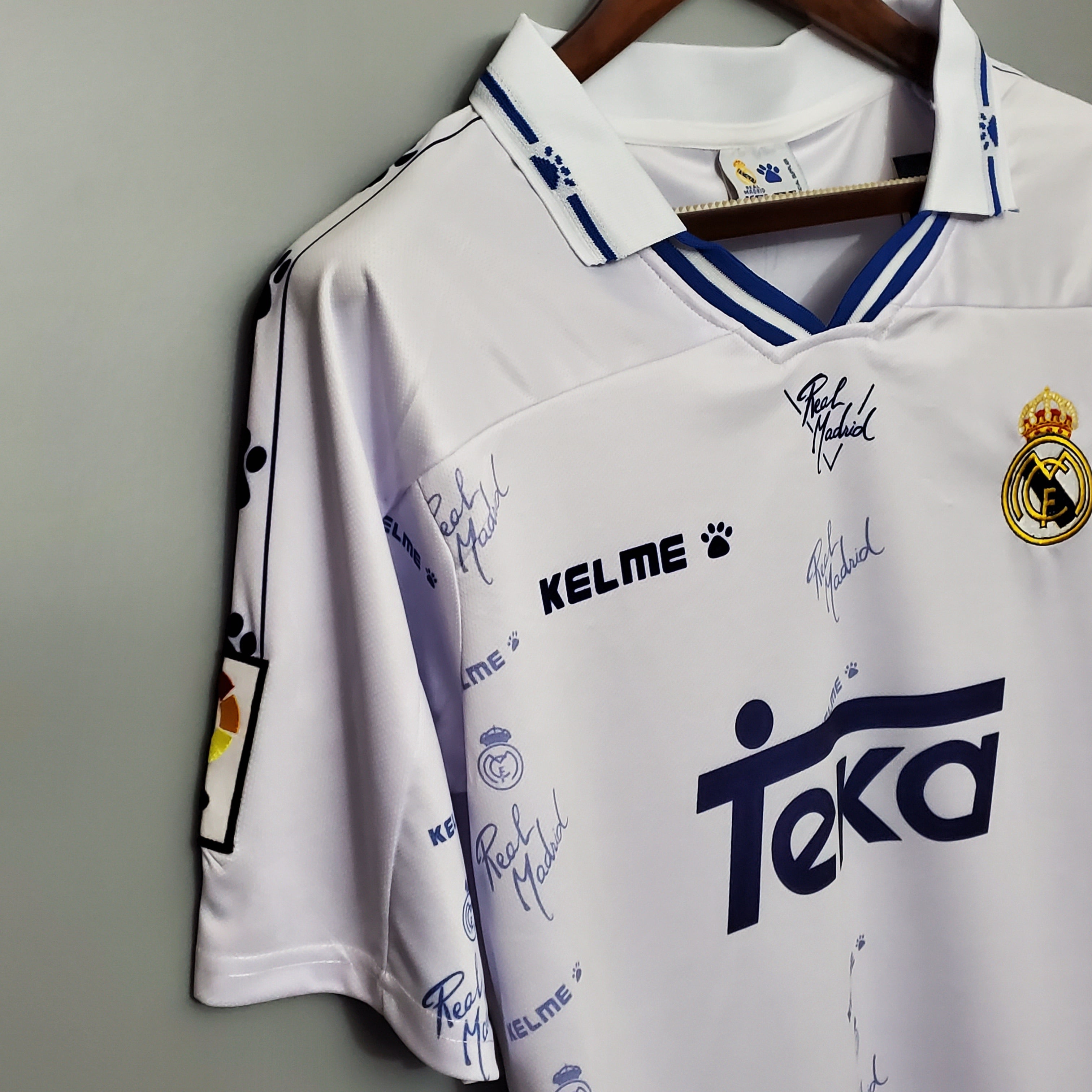 REAL MADRID 1995 1996 HOME JERSEY retrokitshop