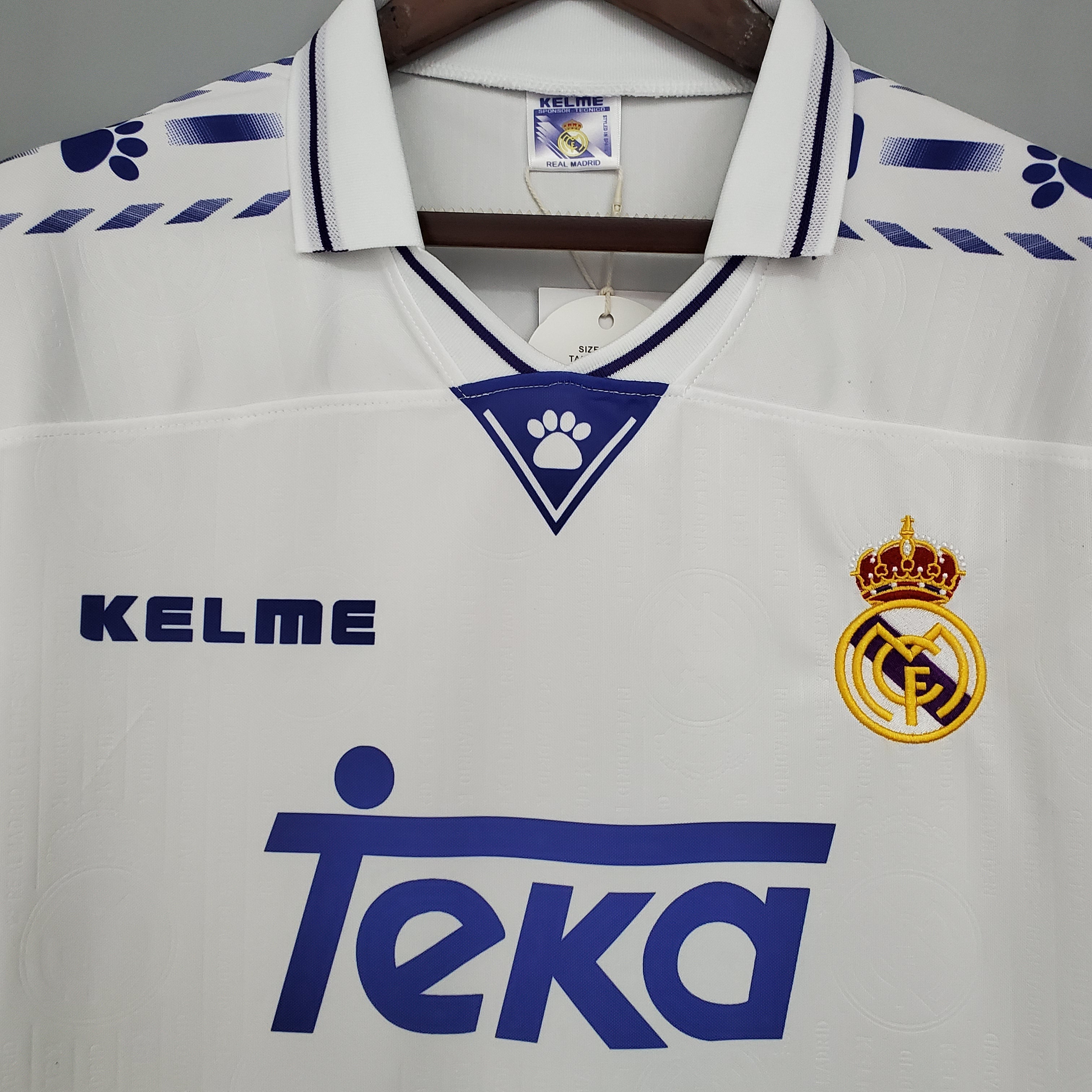 REAL MADRID 1996 1997 HOME JERSEY retrokitshop