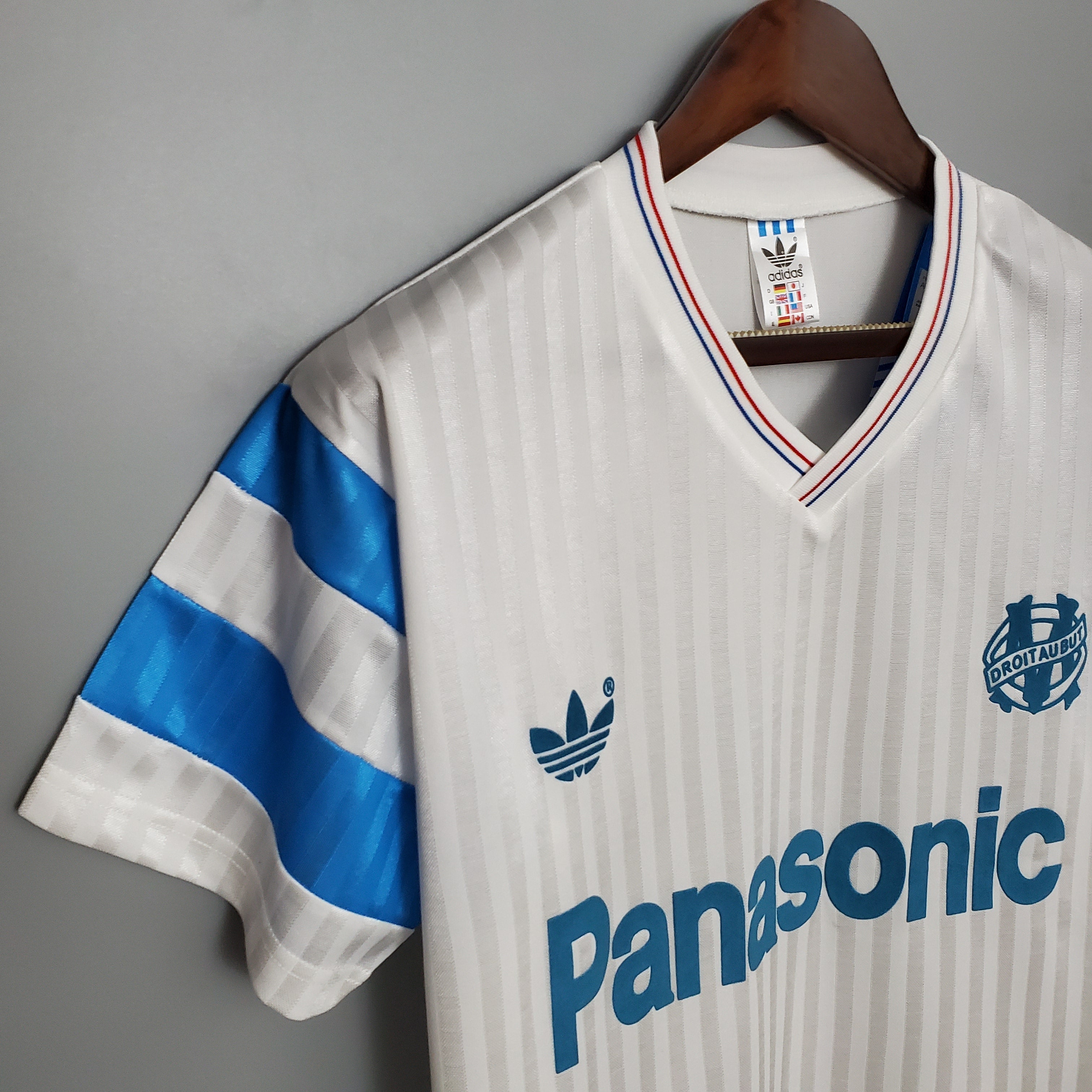 Olympique de Marseille 1990 - 1991 HOME JERSEY – retrokitshop.com