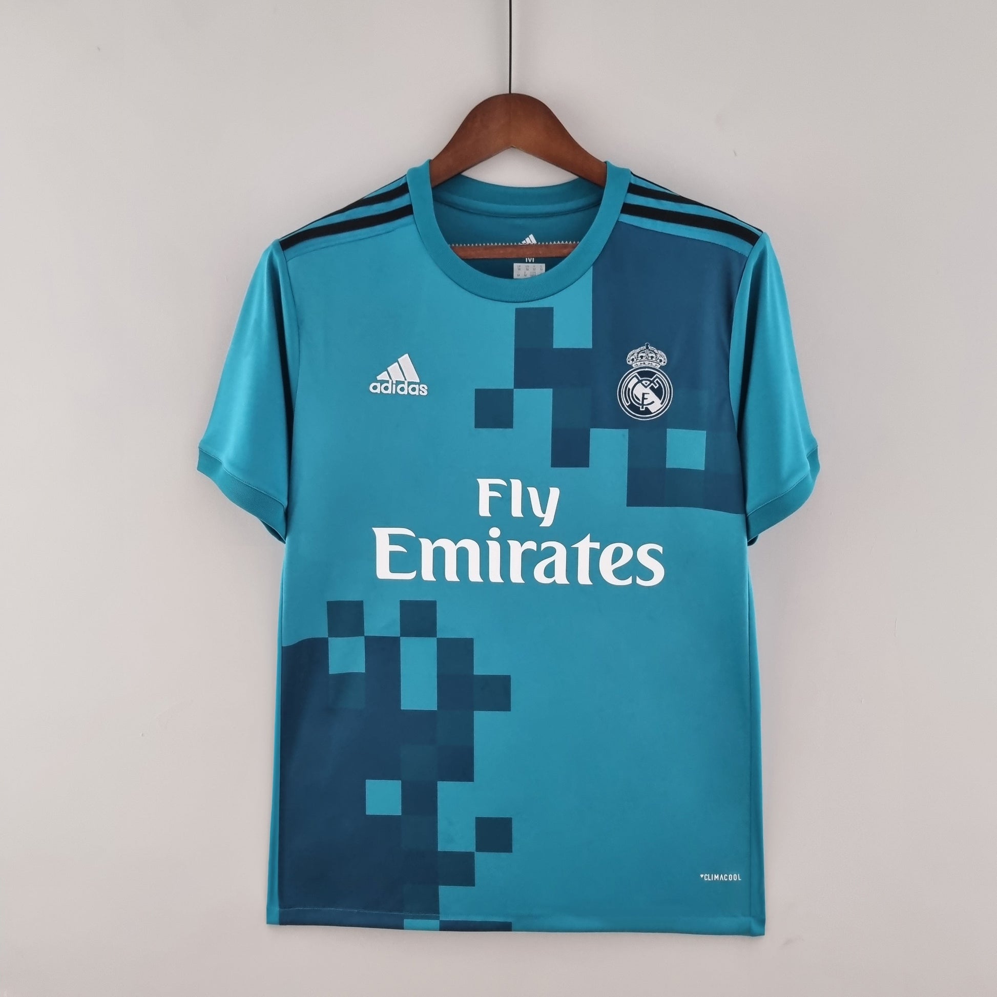 ADIDAS REAL MADRID 2018 3RD JERSEY teal blue
