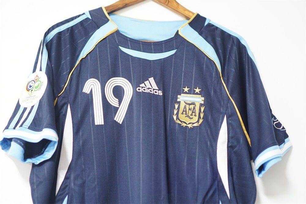 Argentina away soccer jersey WC 2006